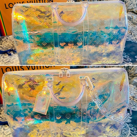 💎LV Virgil Abloh Keepall 50 Prism on ⭐️Sale, then will return to $25k - Picture 8 of 16